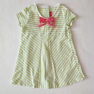 🎃3/$20Gymboree Striped Dress with bow 12-18 month